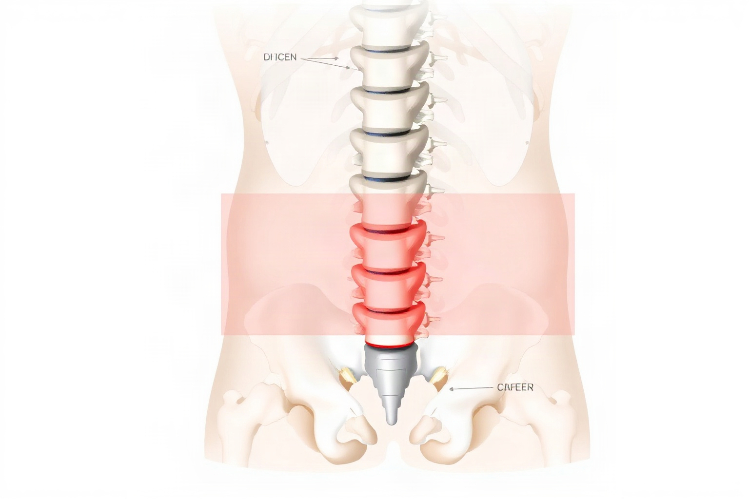 What causes back pain after a car accident?